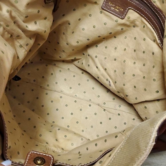 Kate Spade Leather Canvas Hobo Bag - Picture 9 of 14